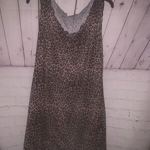 Leopard Print Sleeveless sleepwear